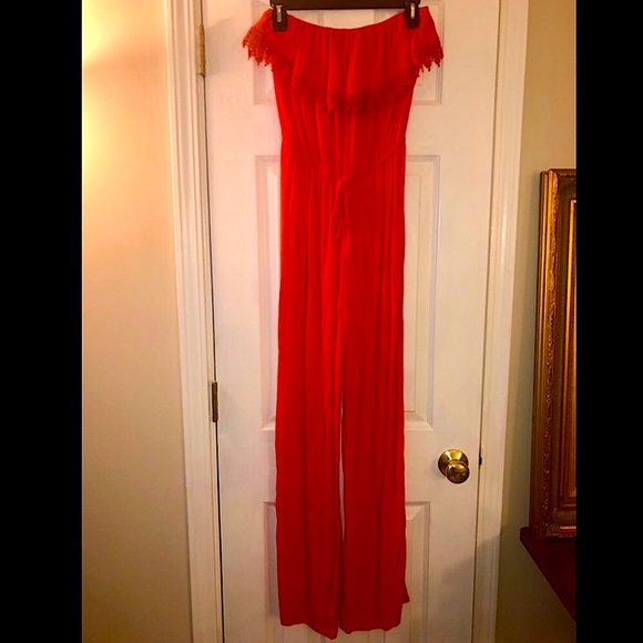 Jolt Strapless Jumpsuit Size Small - Picture 3 of 11
